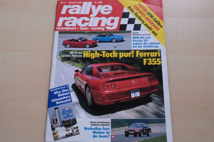 Deckblatt Rallye Racing (08/1994)